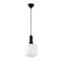 Opviq Asker - 15187 Lámpara de araña de metal y vidrio Negro